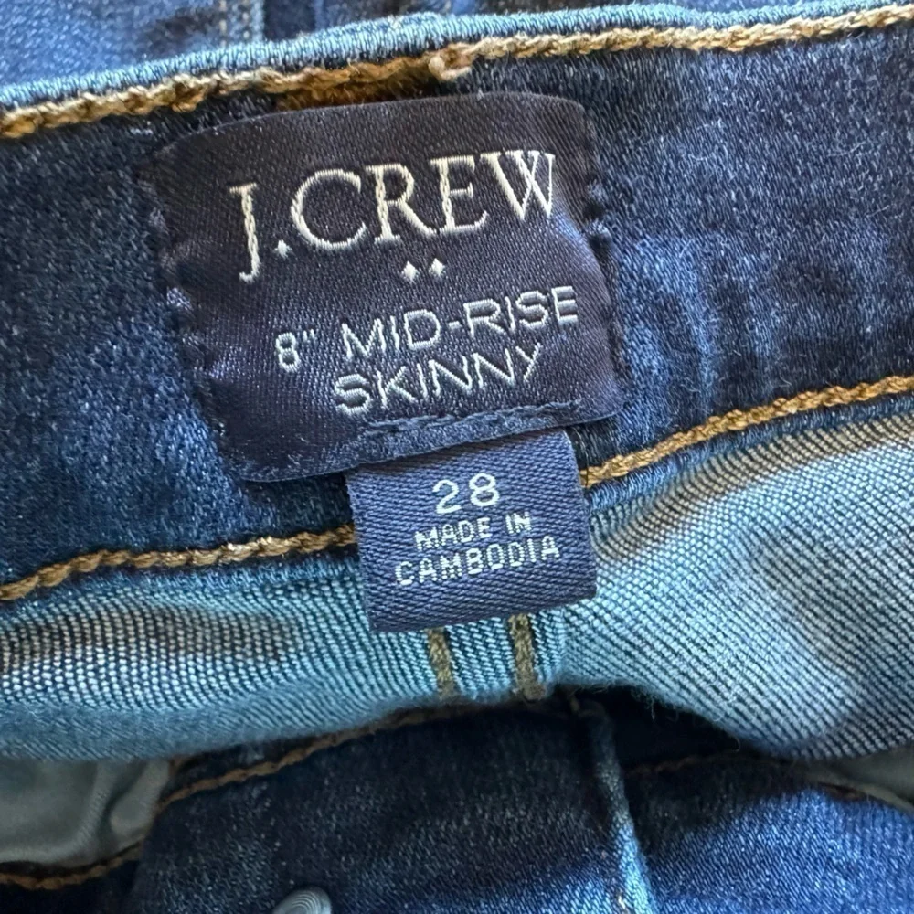 J Crew reimagined mid rise skinny size 28